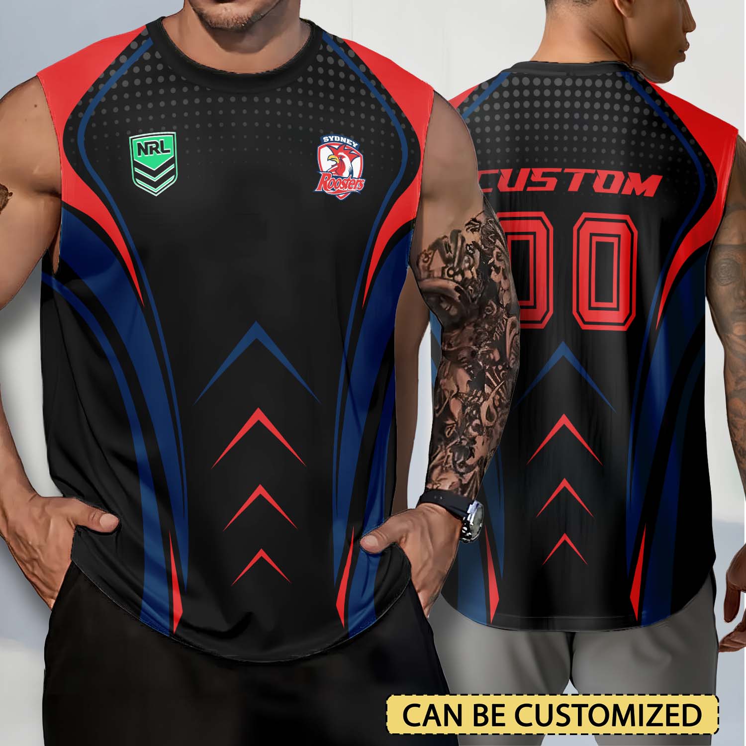 Auspiritmerch Sydney Roosters Personalized Tank Top Gift For Fans