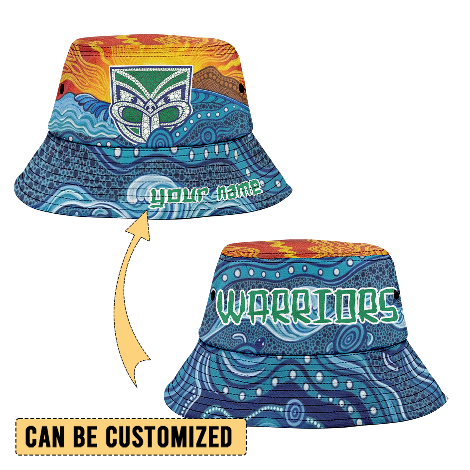 Auspiritmerch New Zealand Warriors Personalized Bucket Hat Gift For Fans