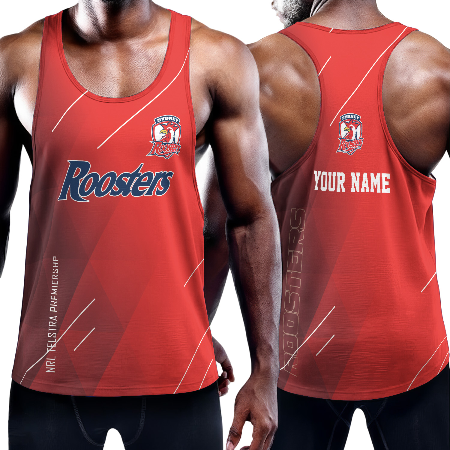 Auspiritmerch Sydney Roosters Personalized Unisex Tank Top Gift For Fans