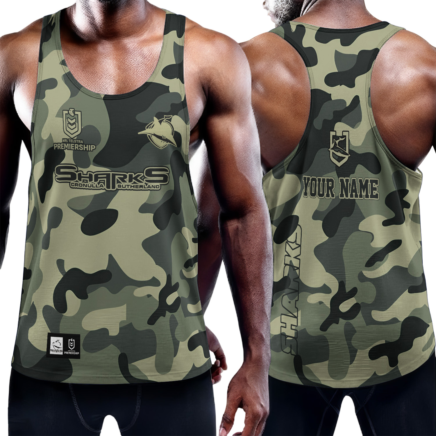 Auspiritmerch Cronulla-Sutherland Sharks Personalized Unisex Tank Top Gift For Fans