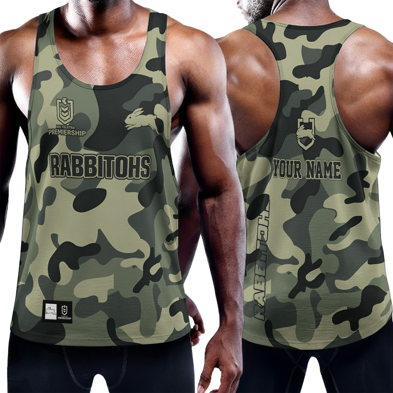 Auspiritmerch South Sydney Rabbitohs Personalized Unisex Tank Top Gift For Fans