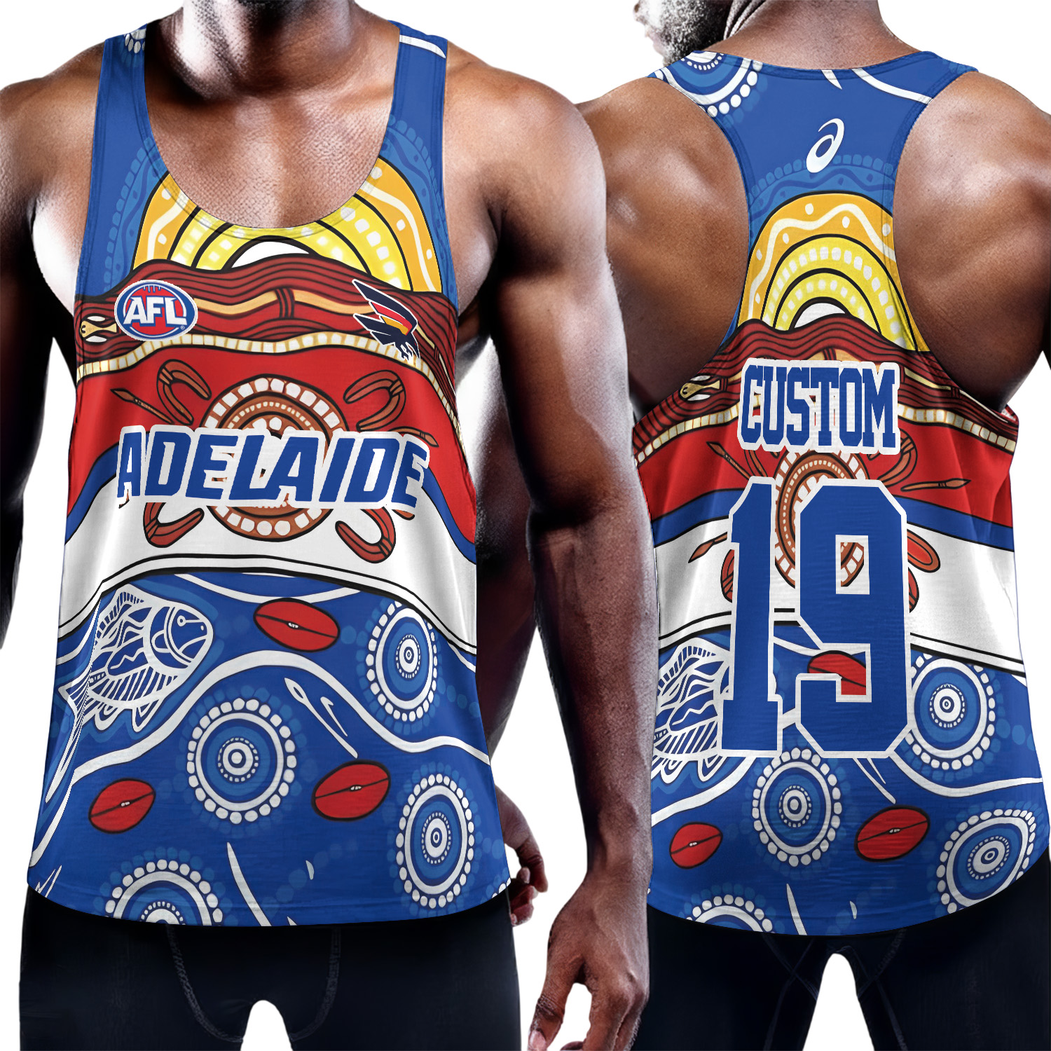 Auspiritmerch Adelaide Crows Personalized Unisex Tank Top Gift For Fans