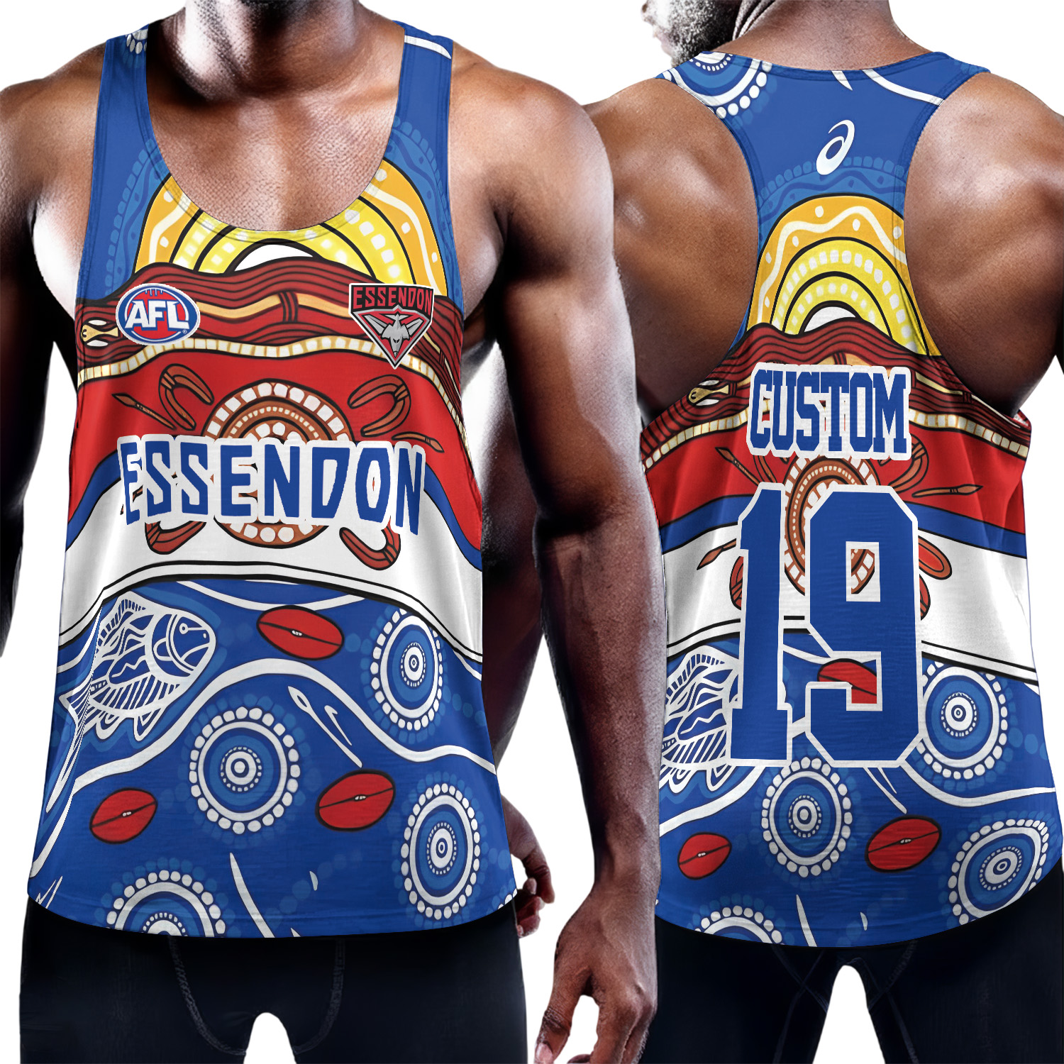 Auspiritmerch Essendon Personalized Unisex Tank Top Gift For Fans