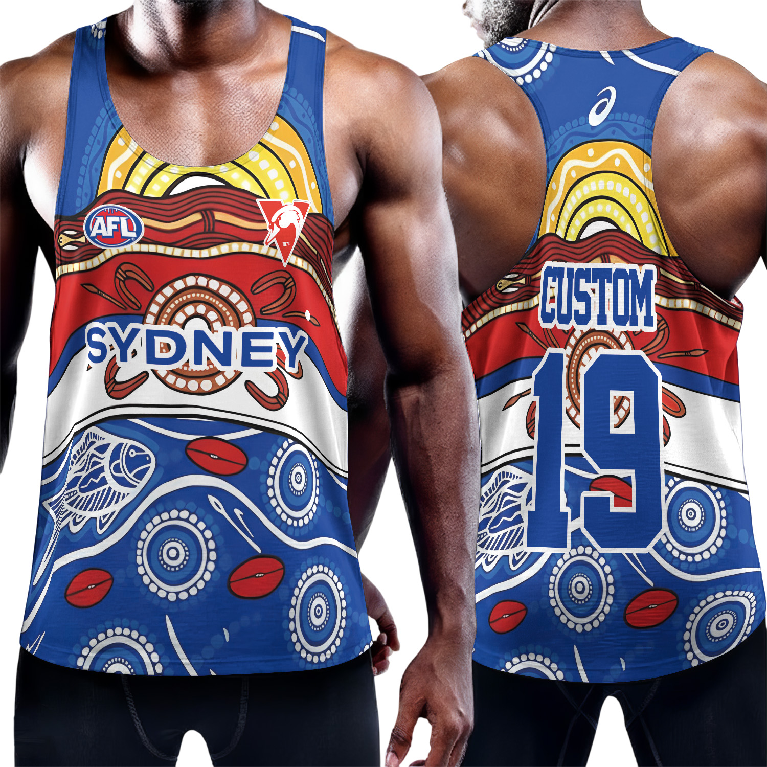 Auspiritmerch Sydney Swans Personalized Unisex Tank Top Gift For Fans