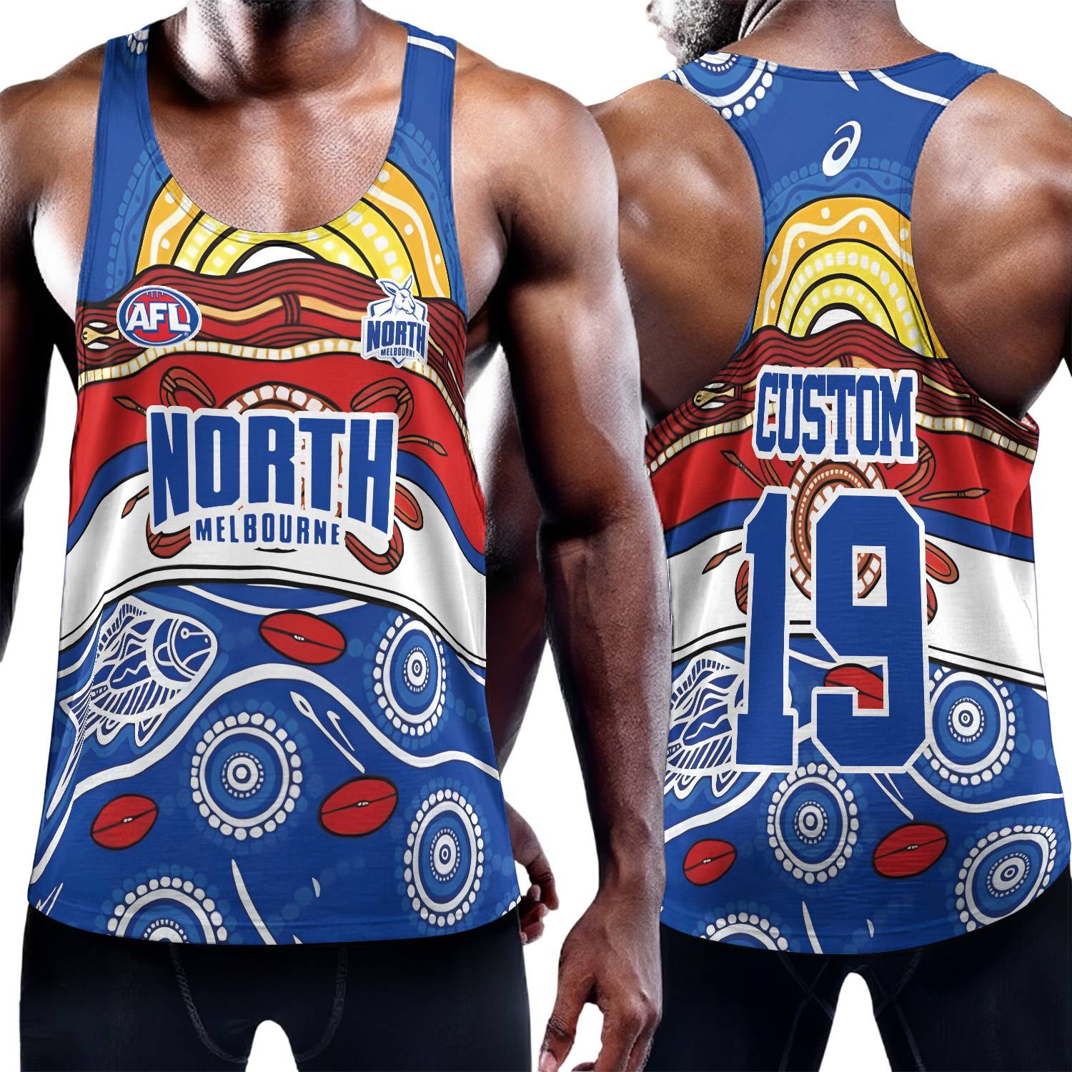 Auspiritmerch North Melbourne Personalized Unisex Tank Top Gift For Fans