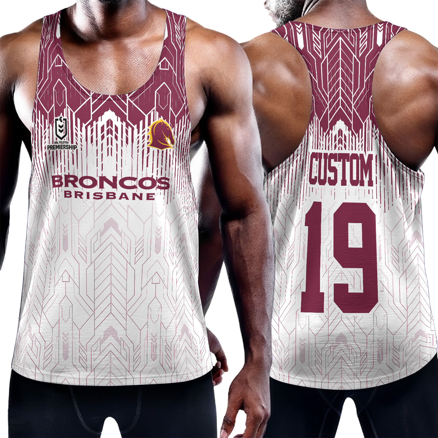 Auspiritmerch Brisbane Broncos Personalized Unisex Tank Top Gift For Fans