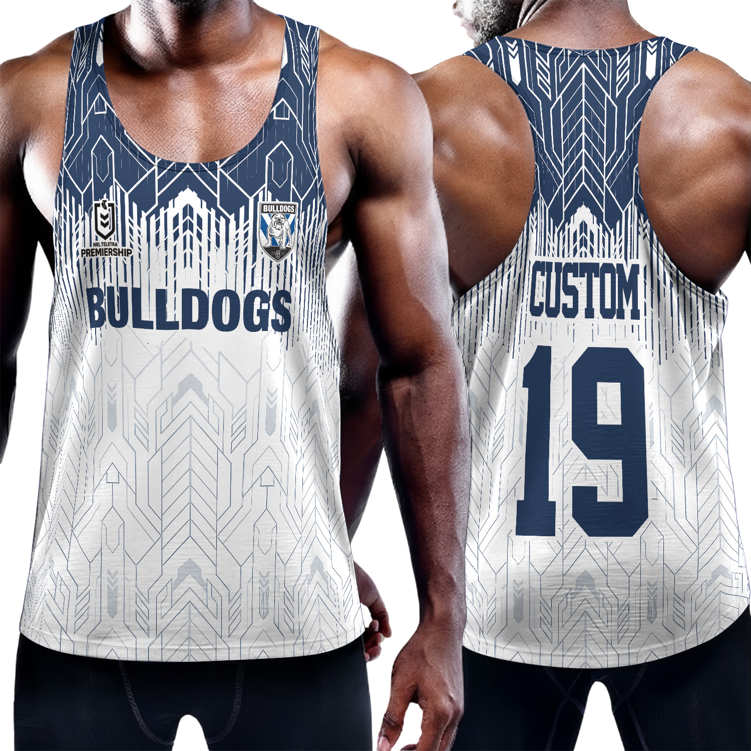 Auspiritmerch Canterbury-Bankstown Bulldogs Personalized Unisex Tank Top Gift For Fans