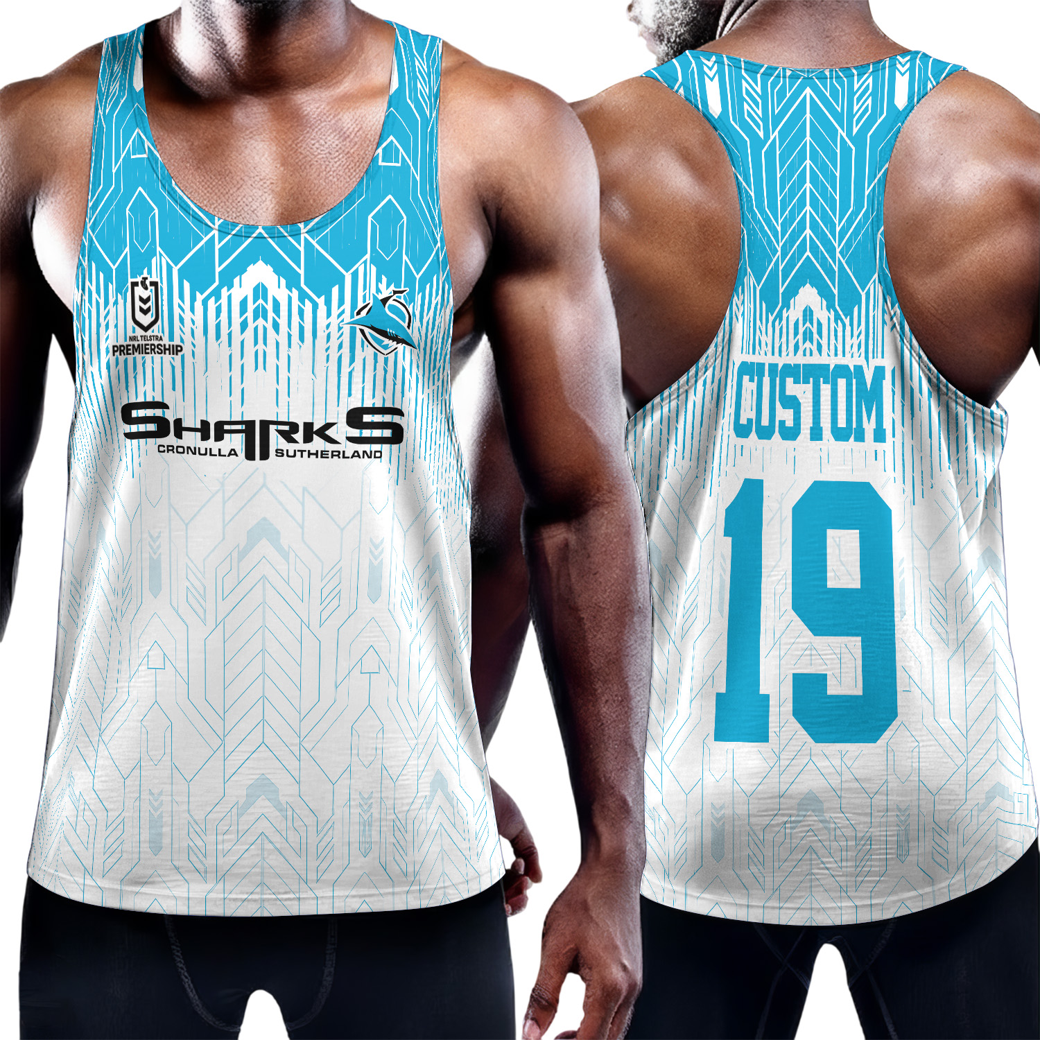 Auspiritmerch Cronulla-Sutherland Sharks Personalized Unisex Tank Top Gift For Fans