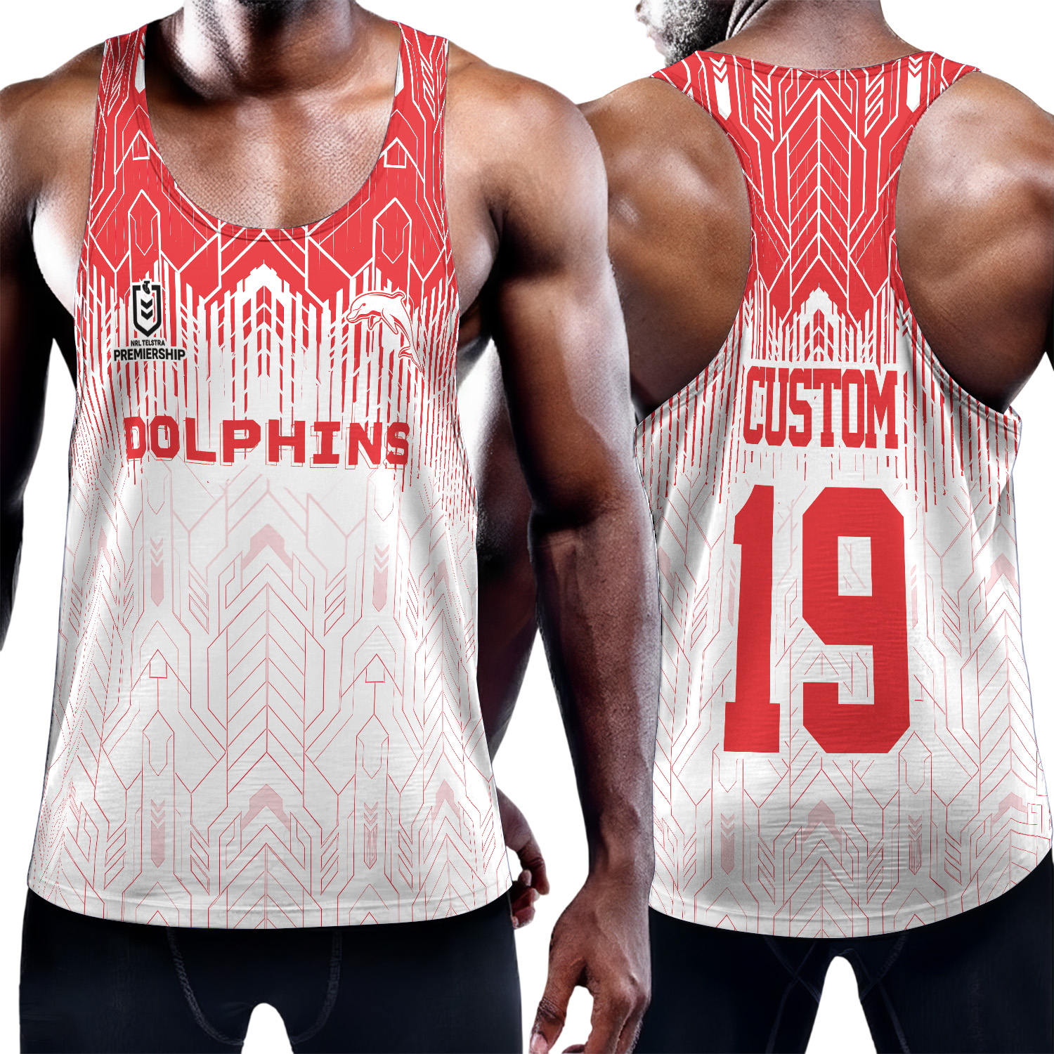 Auspiritmerch Dolphins Personalized Unisex Tank Top Gift For Fans