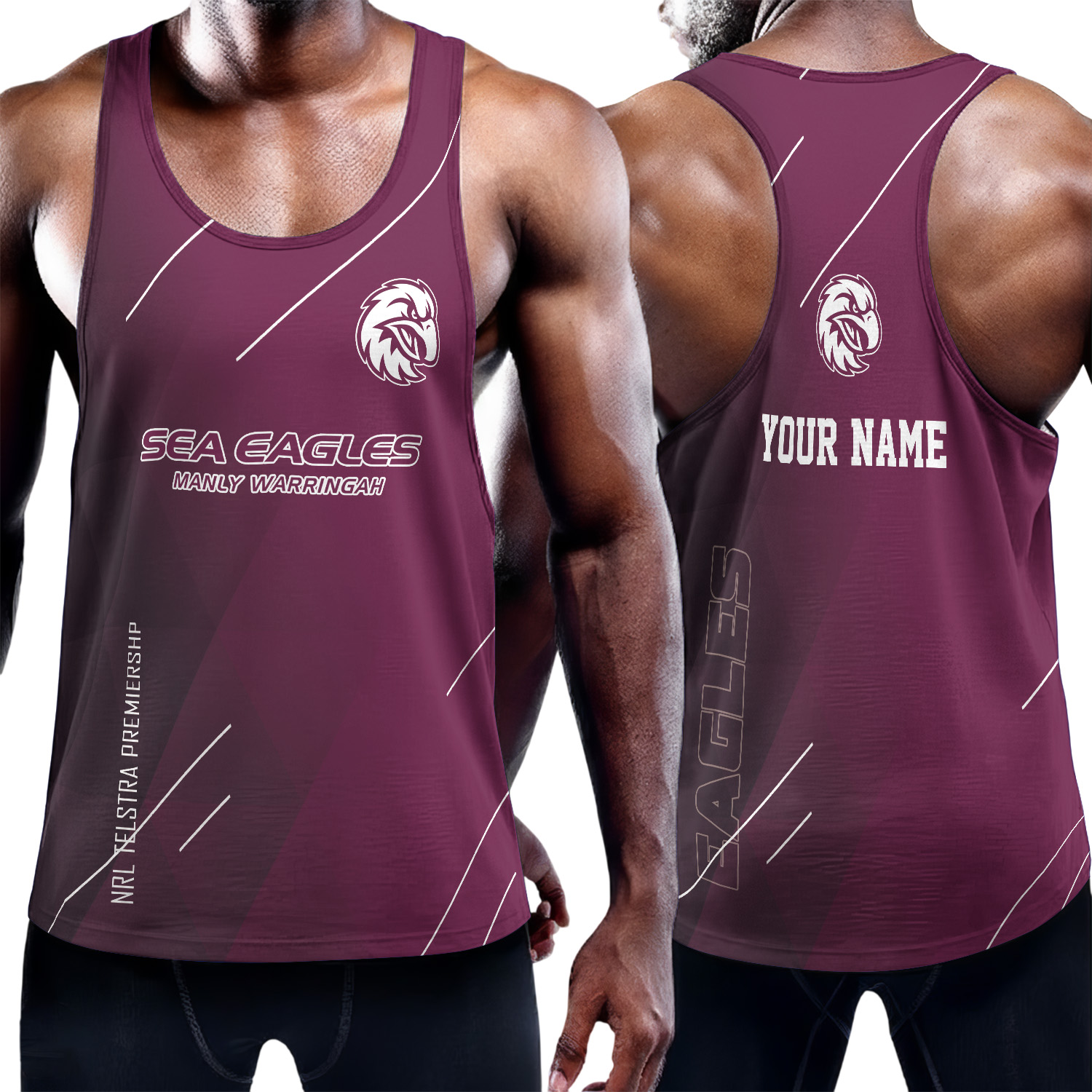 Auspiritmerch Manly Warringah Sea Eagles Personalized Unisex Tank Top Gift For Fans