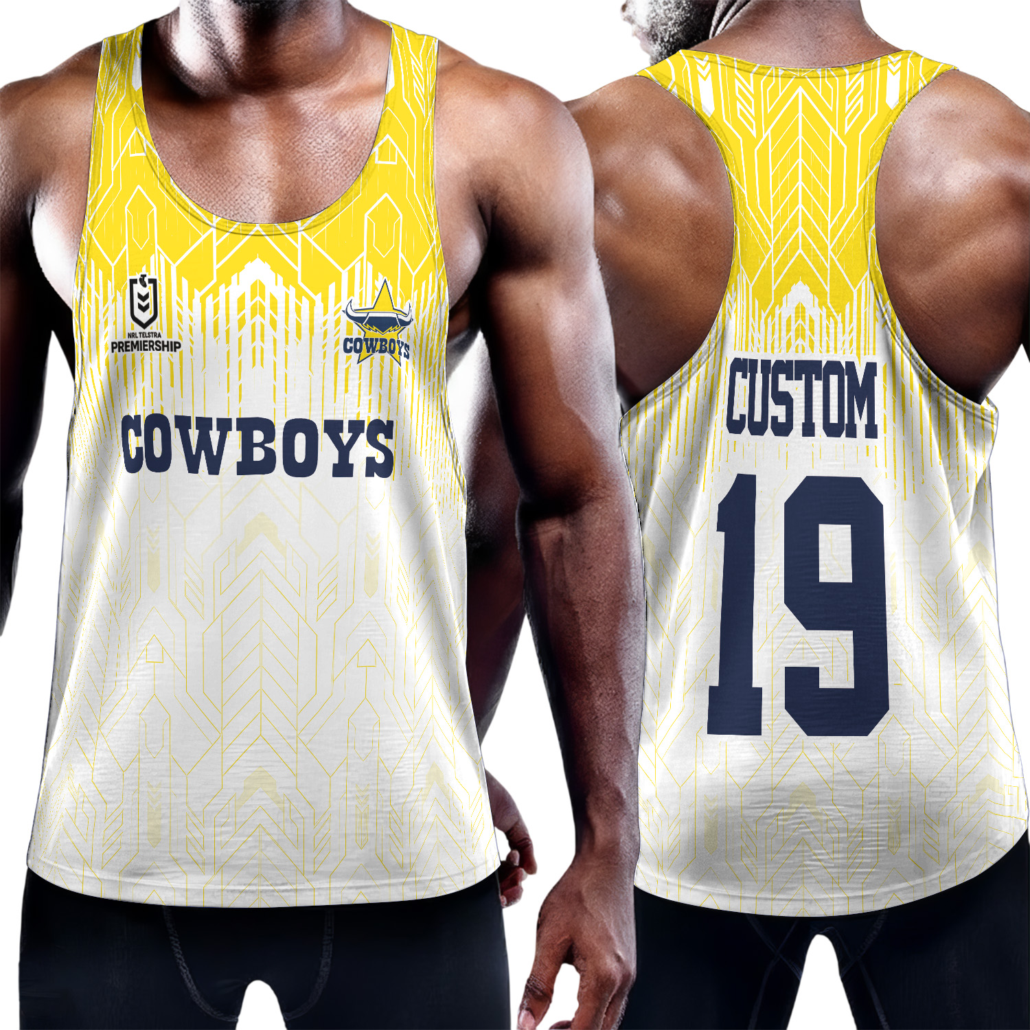 Auspiritmerch North Queensland Cowboys Personalized Unisex Tank Top Gift For Fans