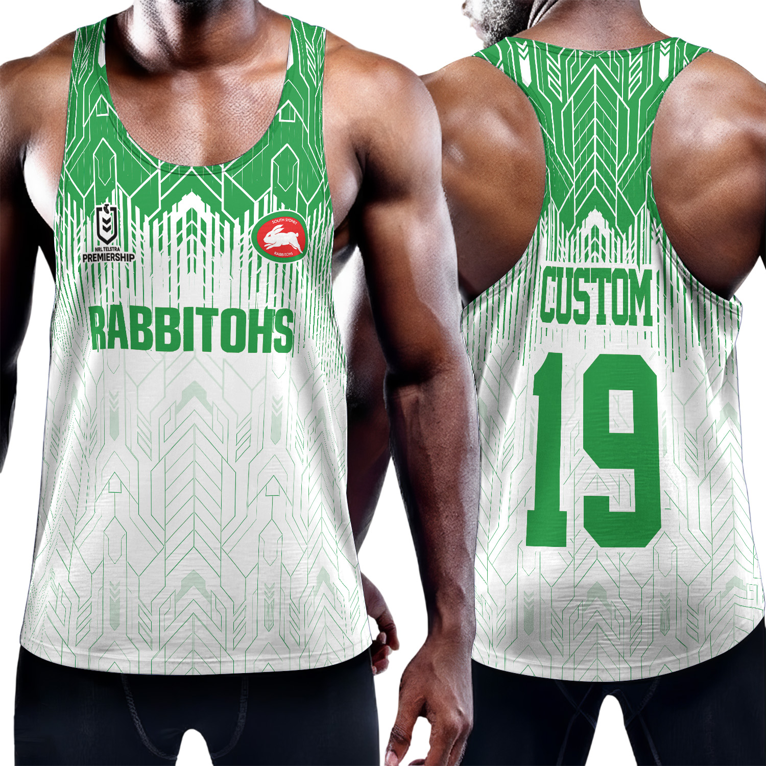 Auspiritmerch South Sydney Rabbitohs Personalized Unisex Tank Top Gift For Fans