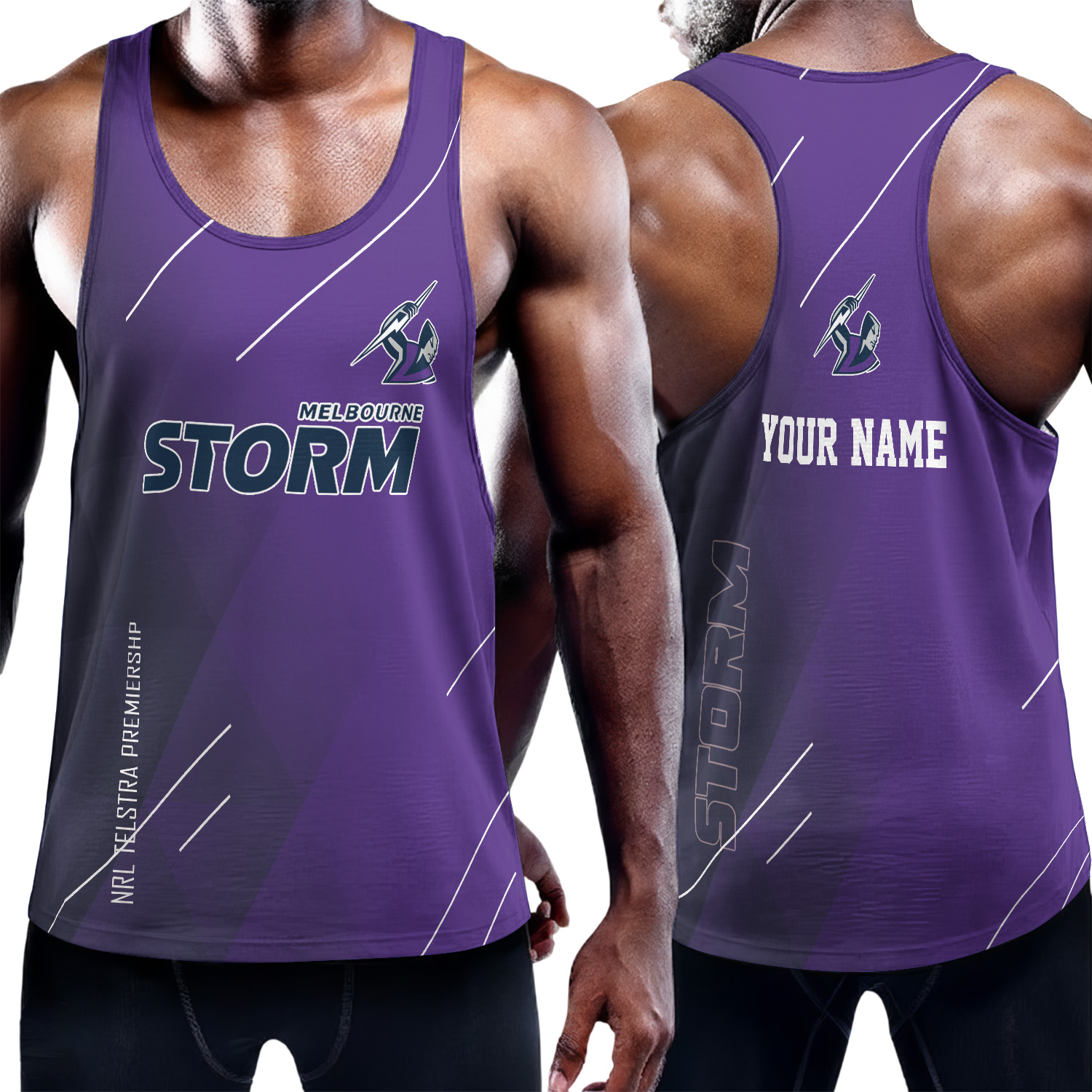 Auspiritmerch Melbourne Storm Personalized Unisex Tank Top Gift For Fans