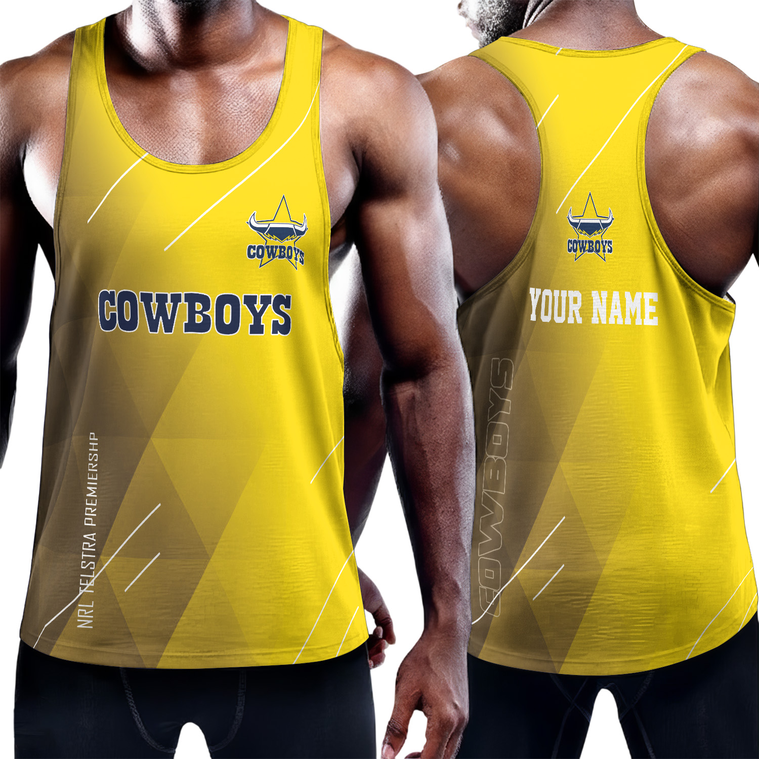 Auspiritmerch North Queensland Cowboys Personalized Unisex Tank Top Gift For Fans