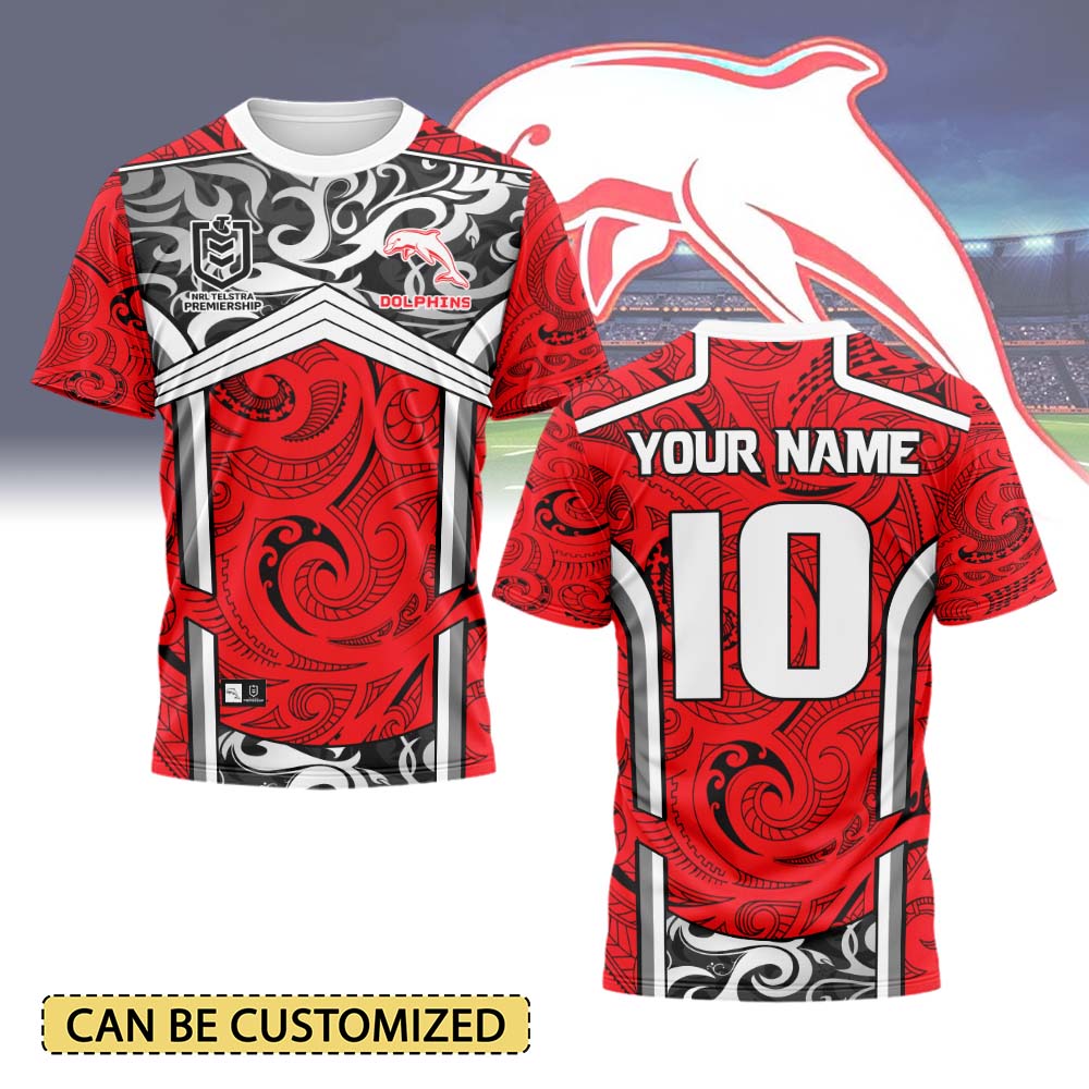 Auspiritmerch Dolphins Personalized T Shirt Gift For Fans