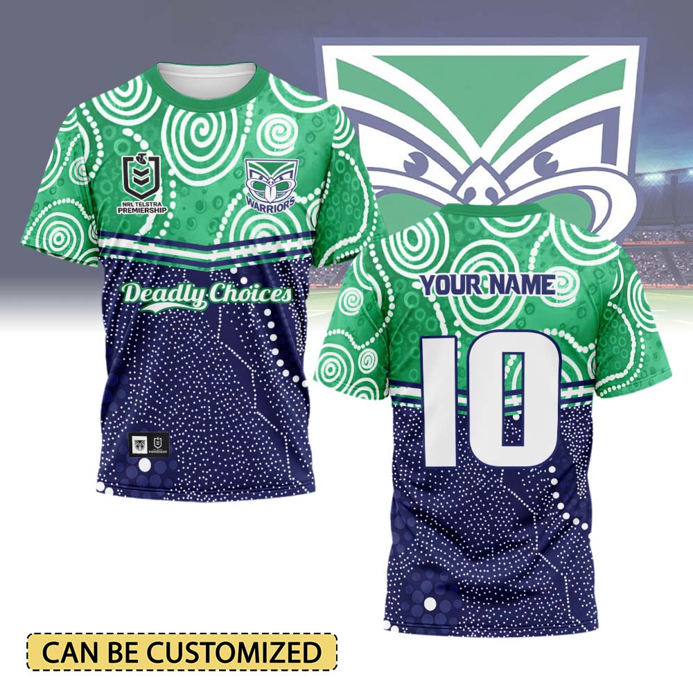 Auspiritmerch New Zealand Warriors Personalized T Shirt Gift For Fans