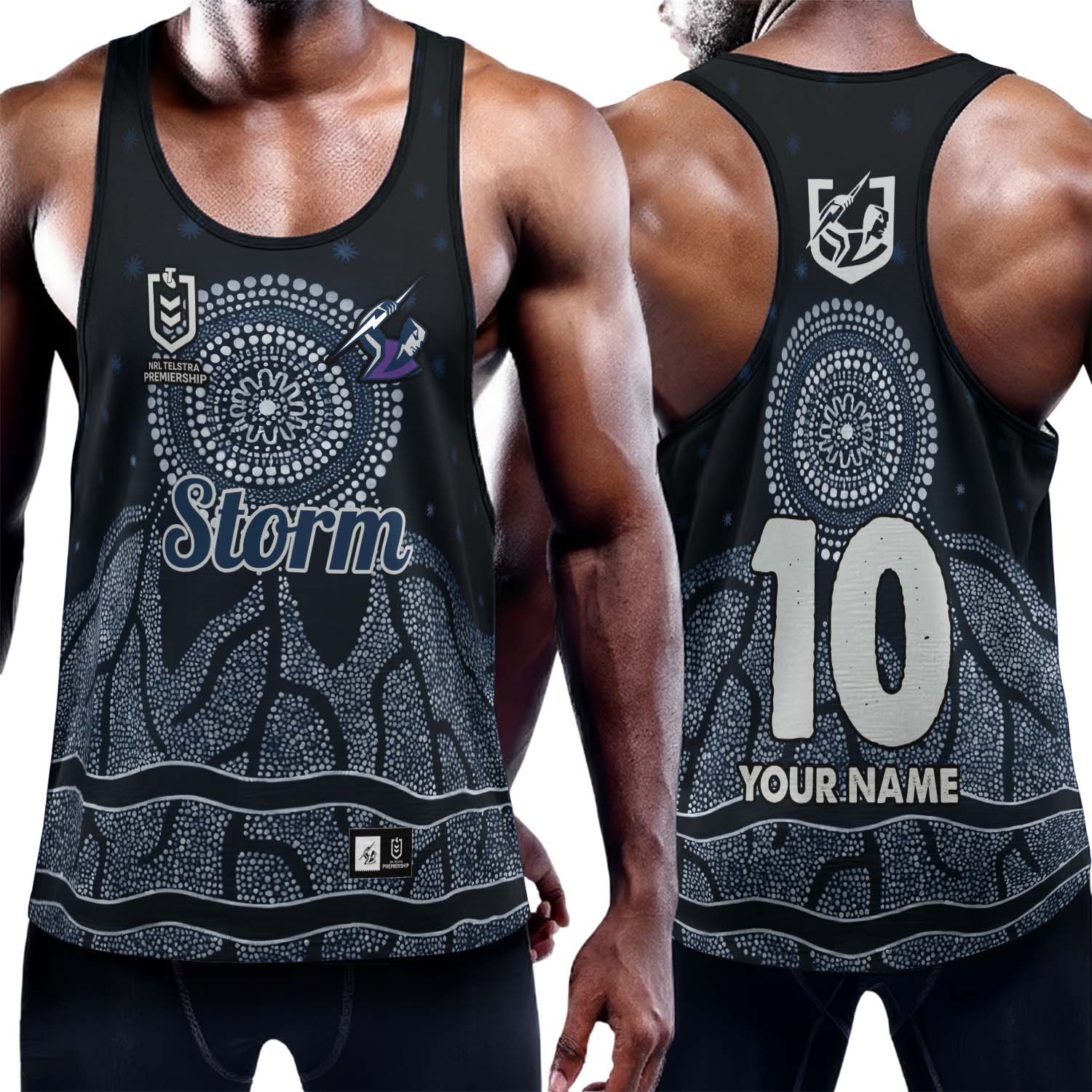 Auspiritmerch Melbourne Storm Personalized Unisex Tank Top Gift For Fans