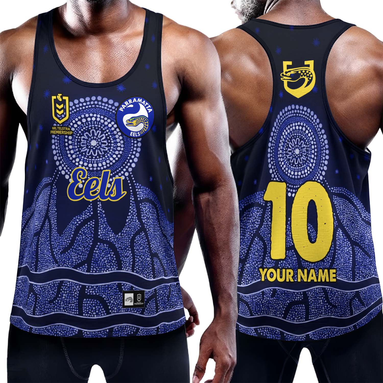 Auspiritmerch Parramatta Eels Personalized Unisex Tank Top Gift For Fans