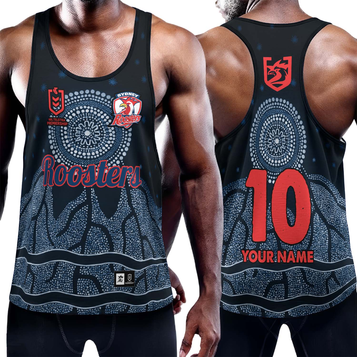 Auspiritmerch Sydney Roosters Personalized Unisex Tank Top Gift For Fans
