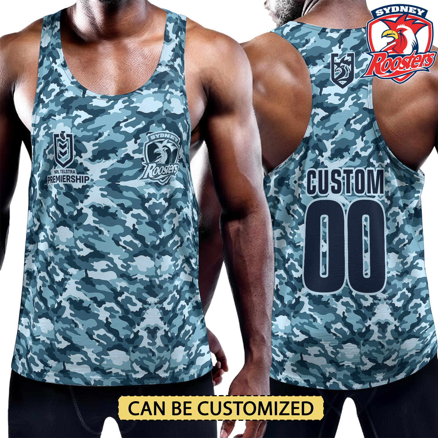 Auspiritmerch Sydney Roosters Personalized Unisex Tank Top Gift For Fans