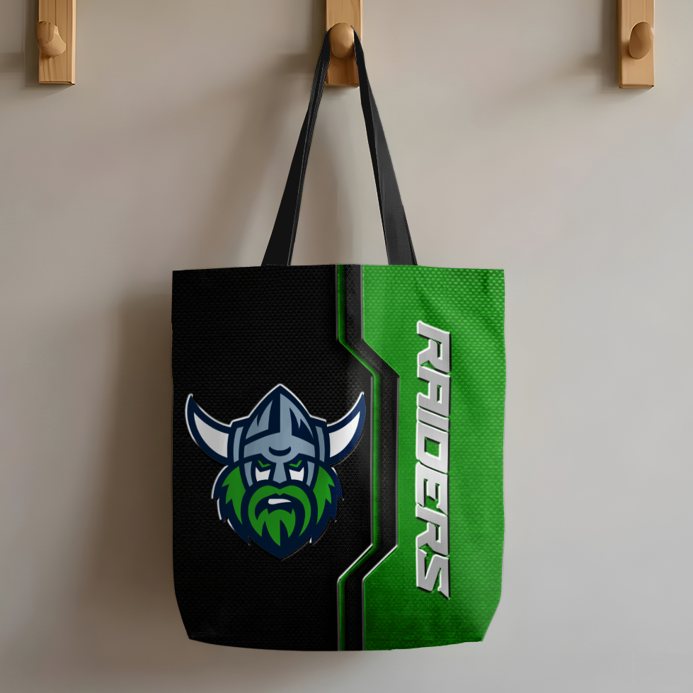 Auspiritmerch Canberra Raiders Personalized Tote Bags Gift For Fans