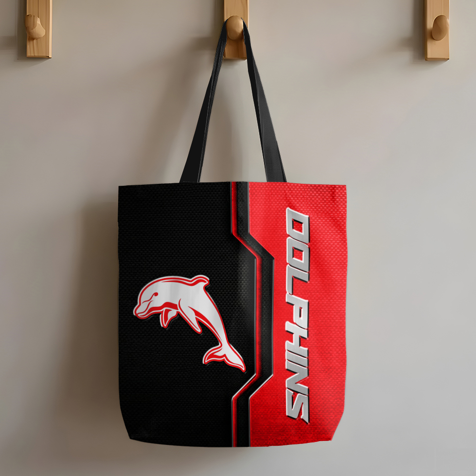 Auspiritmerch Dolphins Personalized Tote Bags Gift For Fans