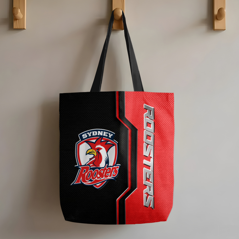 Auspiritmerch Sydney Roosters Personalized Tote Bags Gift For Fans