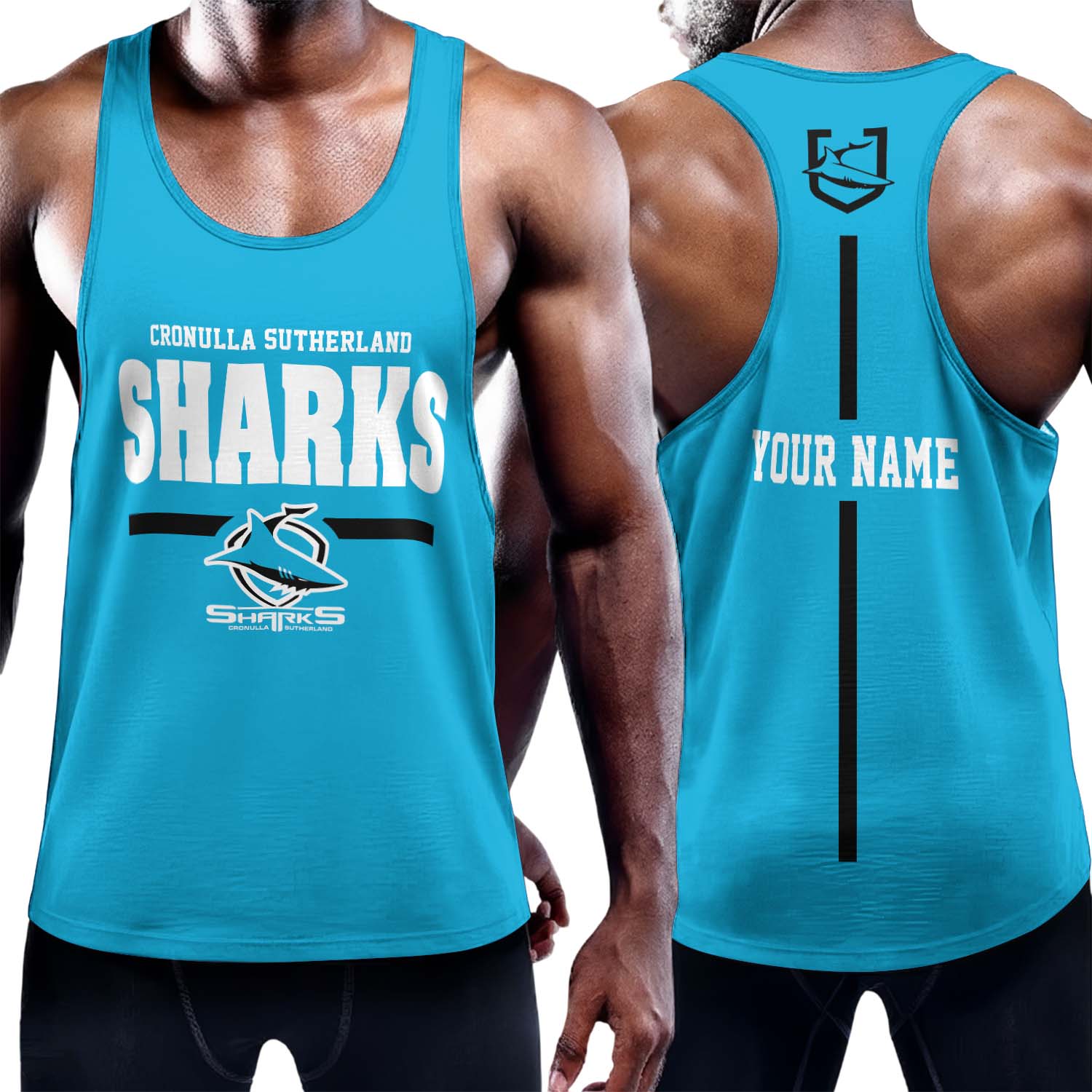 Auspiritmerch Cronulla-Sutherland Sharks Personalized Unisex Tank Top Gift For Fans