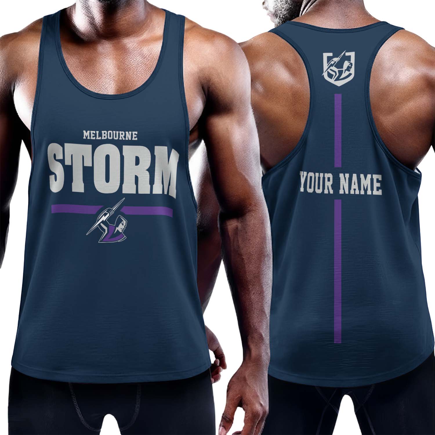 Auspiritmerch Melbourne Storm Personalized Unisex Tank Top Gift For Fans