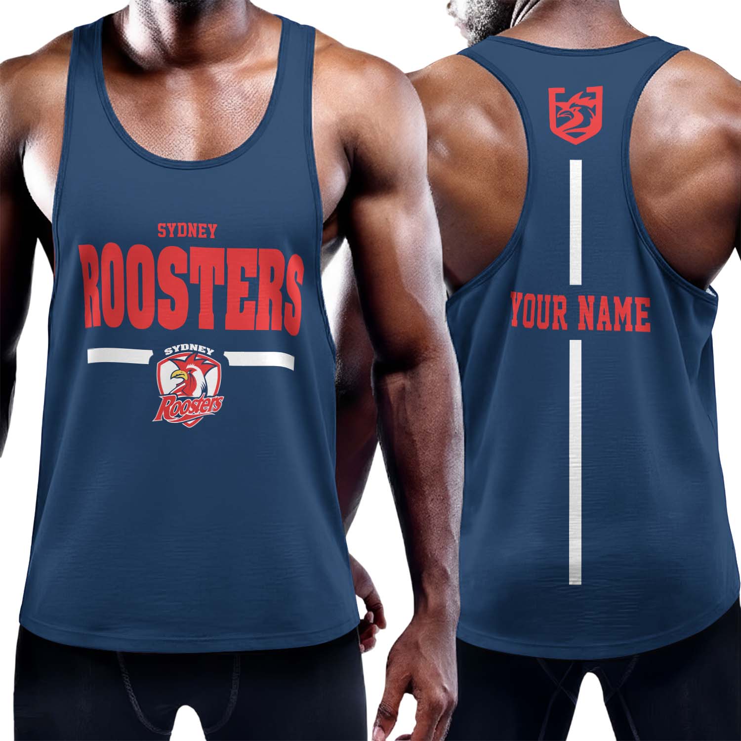 Auspiritmerch Sydney Roosters Personalized Unisex Tank Top Gift For Fans