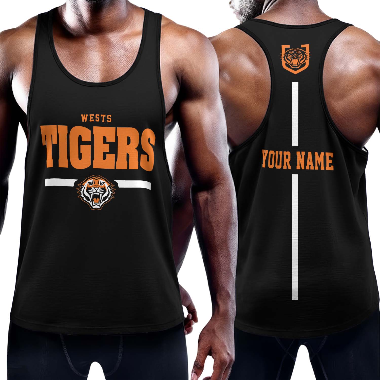Auspiritmerch Wests Tigers Personalized Unisex Tank Top Gift For Fans