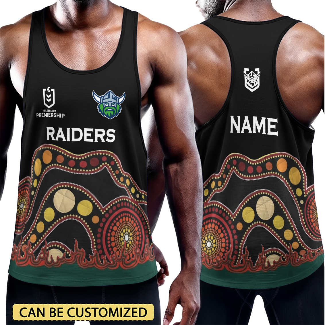Auspiritmerch Canberra Raiders Personalized Unisex Tank Top Gift For Fans