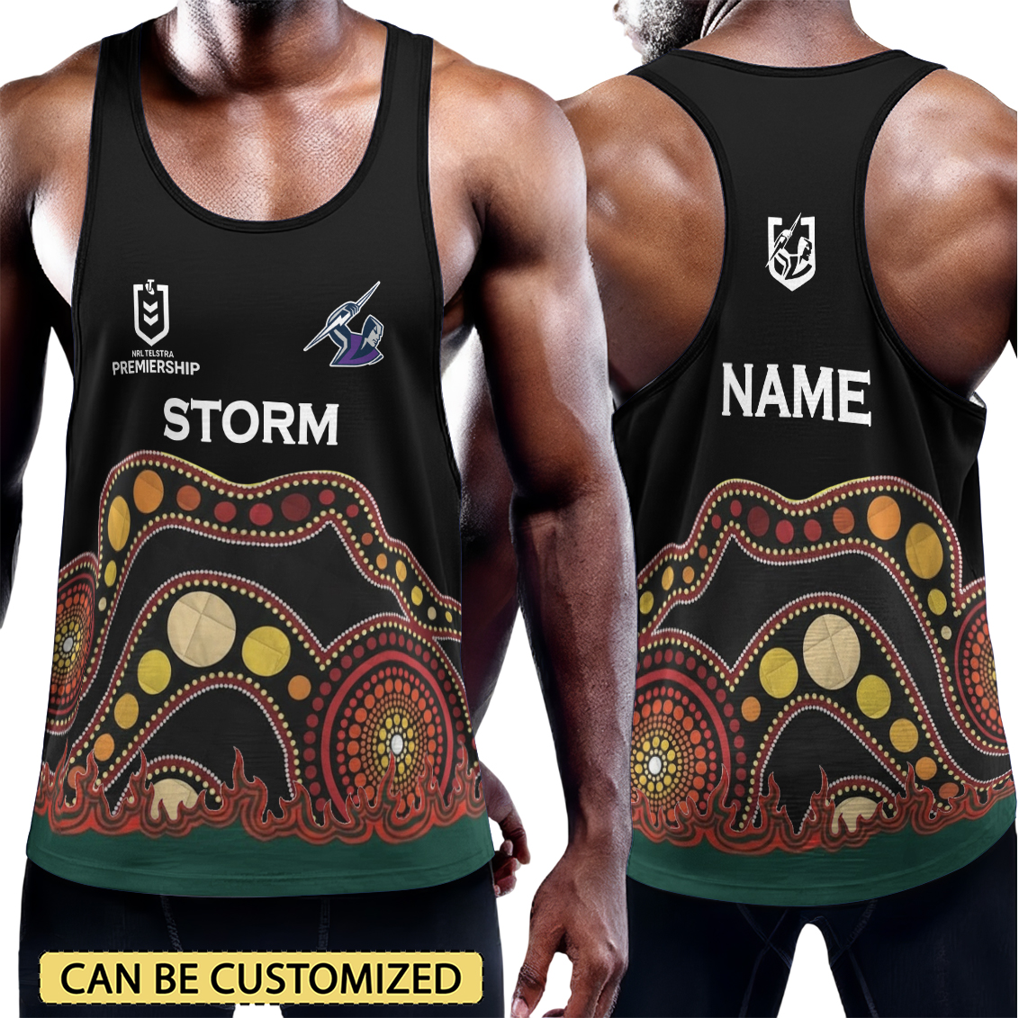 Auspiritmerch Melbourne Storm Personalized Unisex Tank Top Gift For Fans