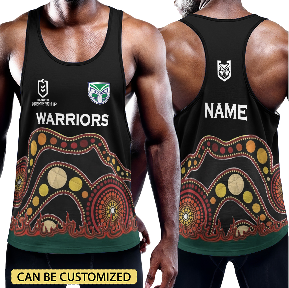Auspiritmerch New Zealand Warriors Personalized Unisex Tank Top Gift For Fans