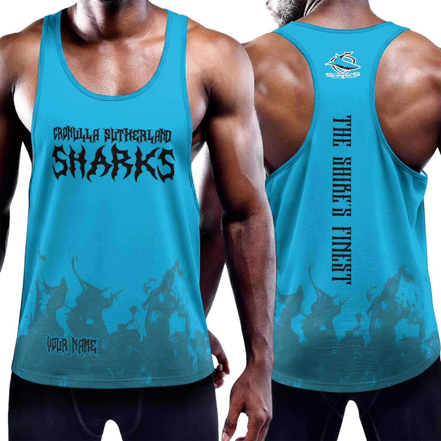 Auspiritmerch Cronulla-Sutherland Sharks Personalized Unisex Tank Top Gift For Fans