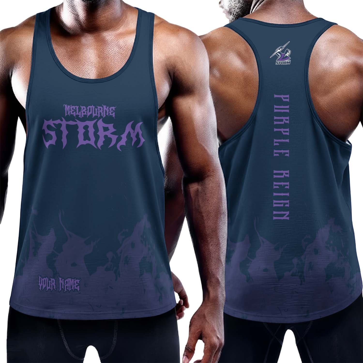Auspiritmerch Melbourne Storm Personalized Unisex Tank Top Gift For Fans