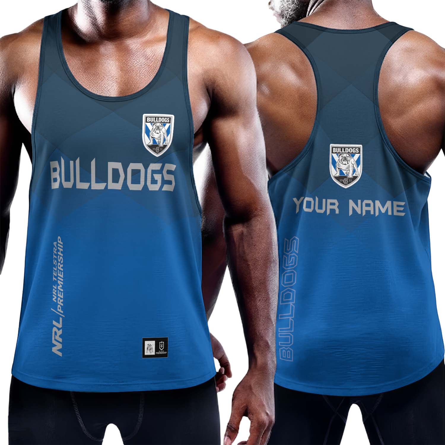 Auspiritmerch Canterbury-Bankstown Bulldogs Personalized Unisex Tank Top Gift For Fans