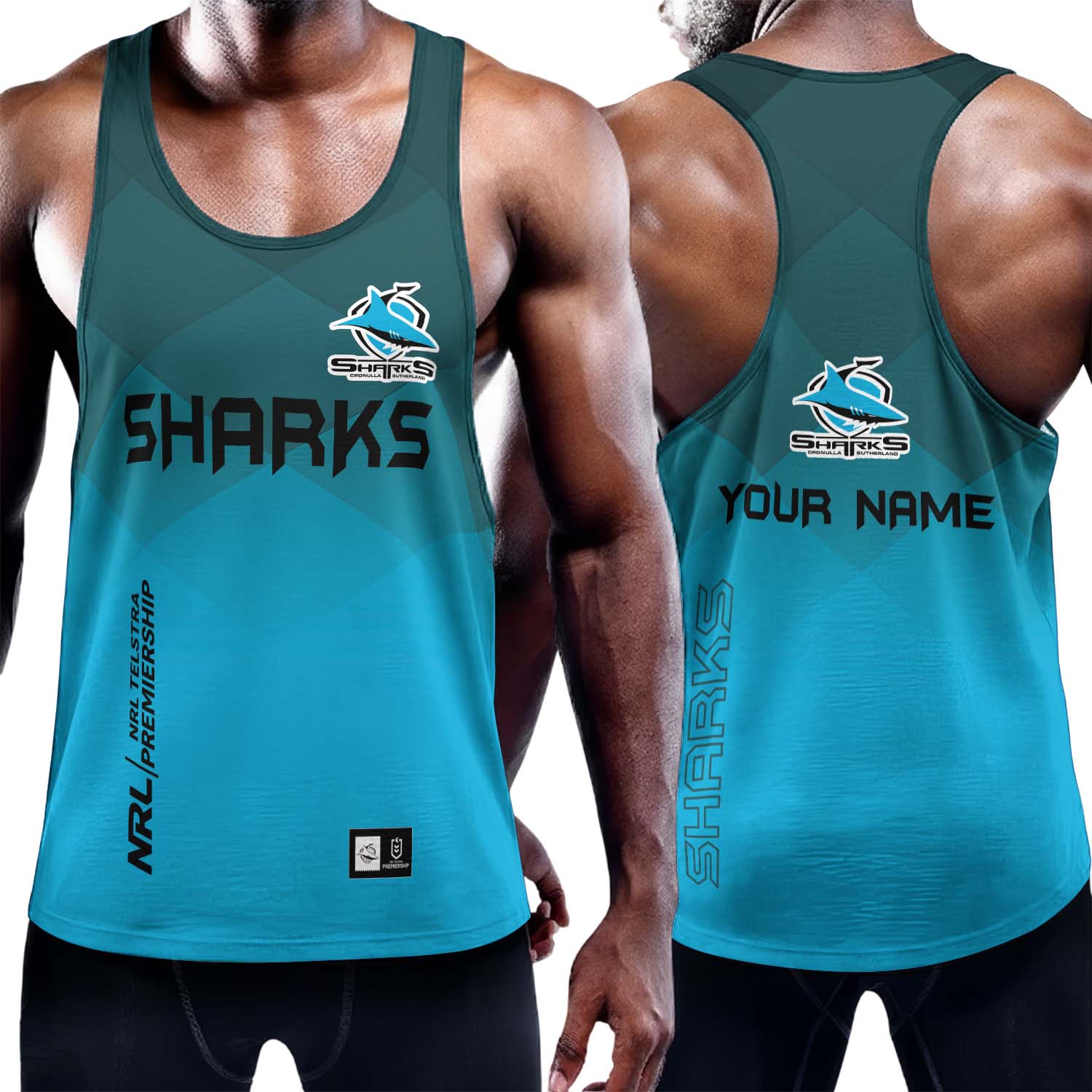 Auspiritmerch Cronulla-Sutherland Sharks Personalized Unisex Tank Top Gift For Fans