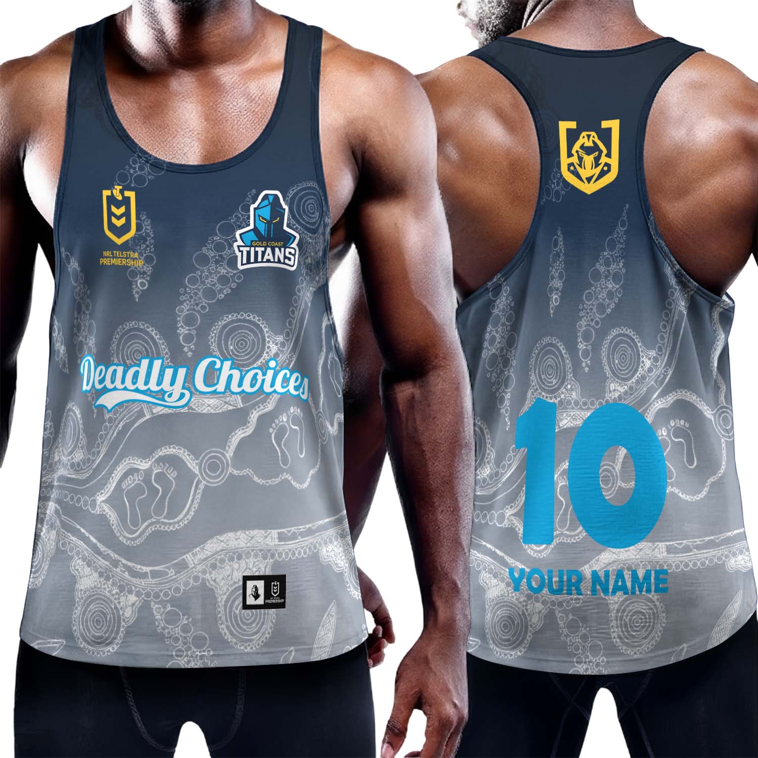 Auspiritmerch Gold Coast Titans Personalized Unisex Tank Top Gift For Fans