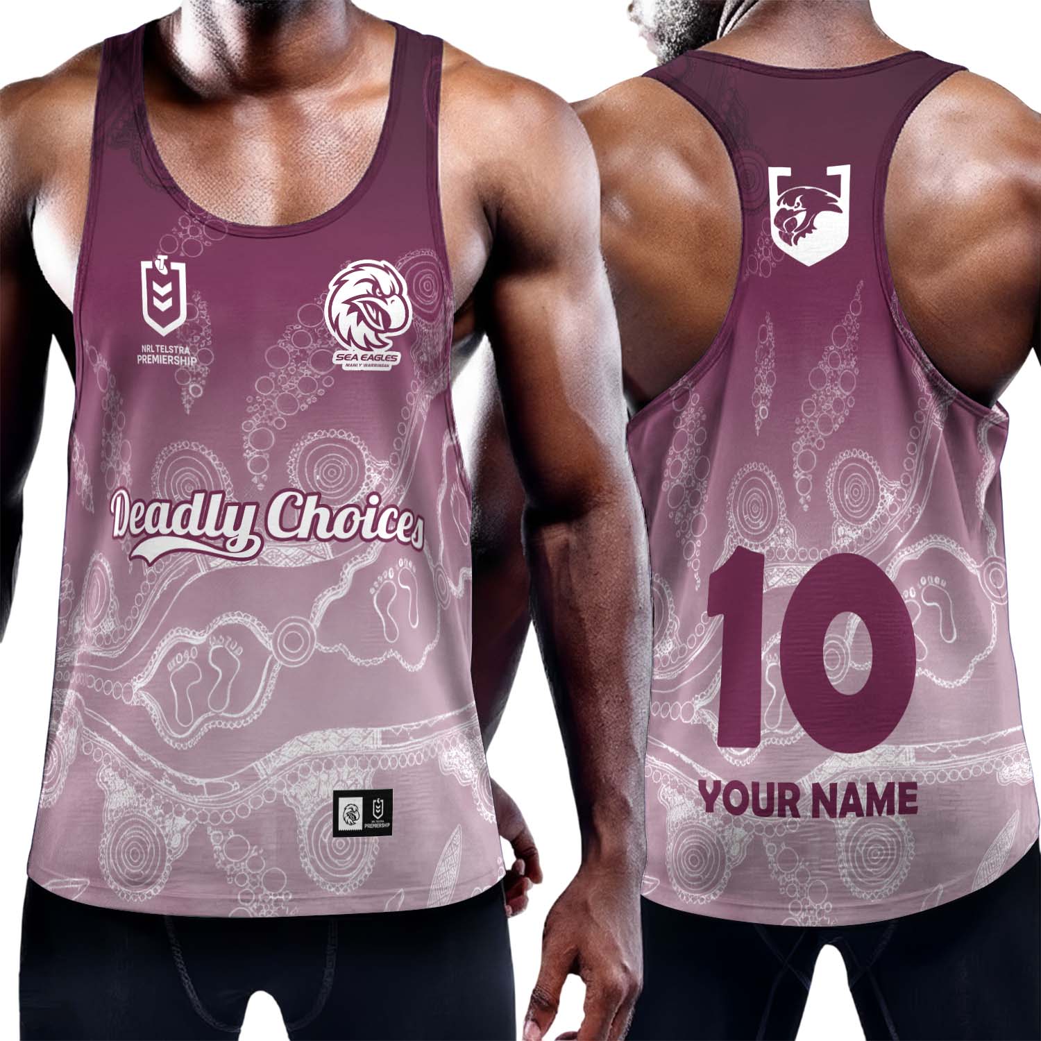 Auspiritmerch Manly Warringah Sea Eagles Personalized Unisex Tank Top Gift For Fans
