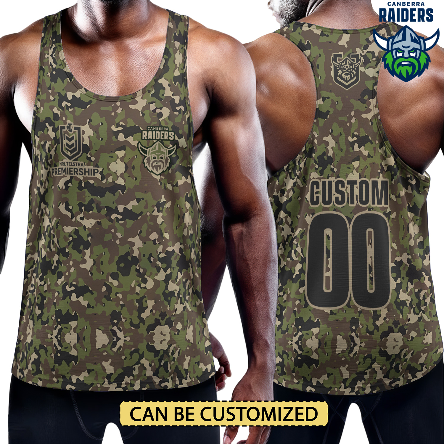 Auspiritmerch Canberra Raiders Personalized Unisex Tank Top Gift For Fans