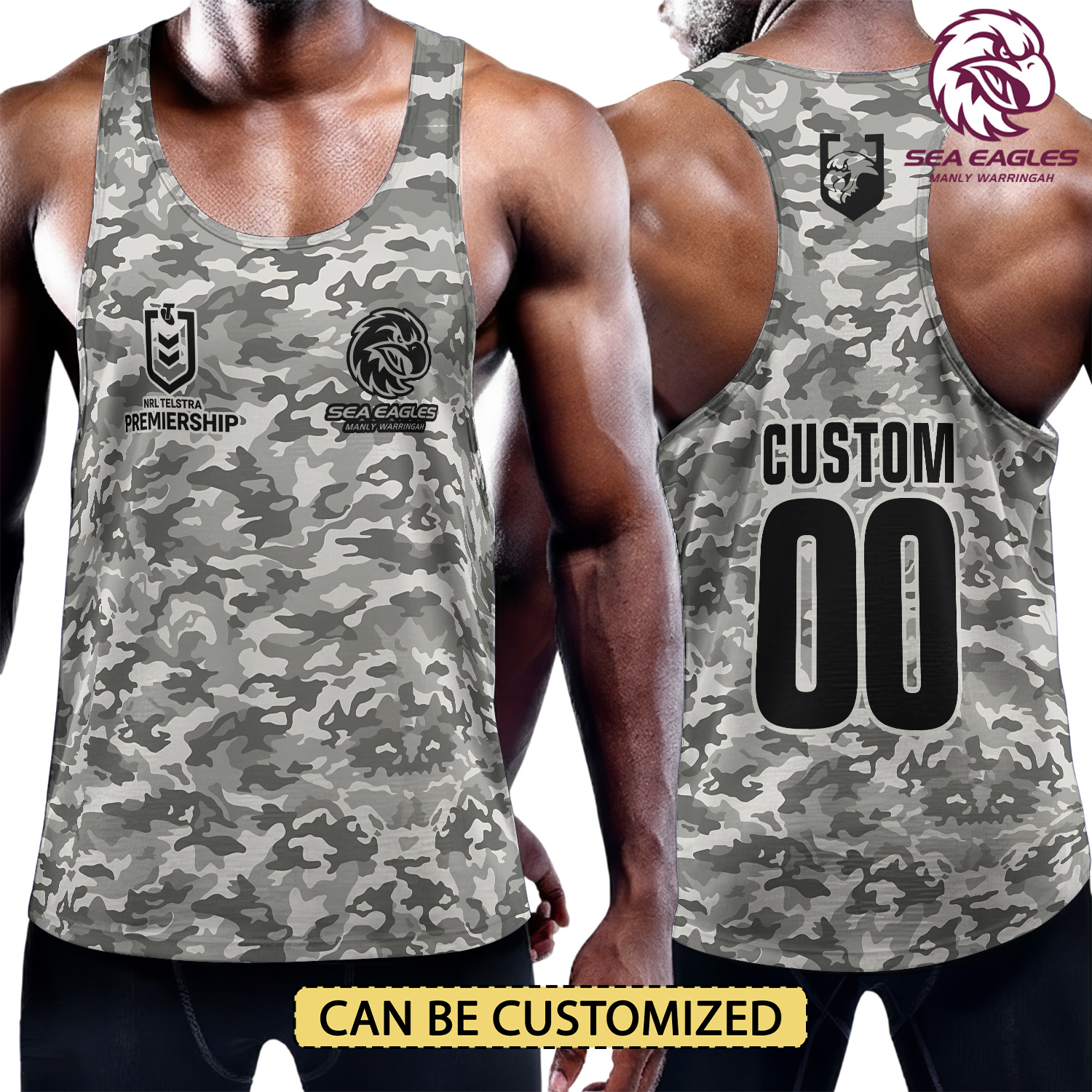 Auspiritmerch Manly Warringah Sea Eagles Personalized Unisex Tank Top Gift For Fans