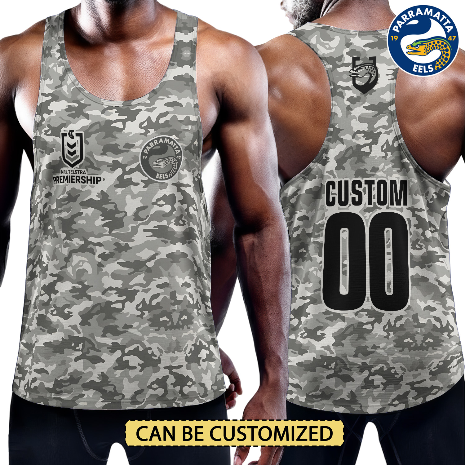 Auspiritmerch Parramatta Eels Personalized Unisex Tank Top Gift For Fans