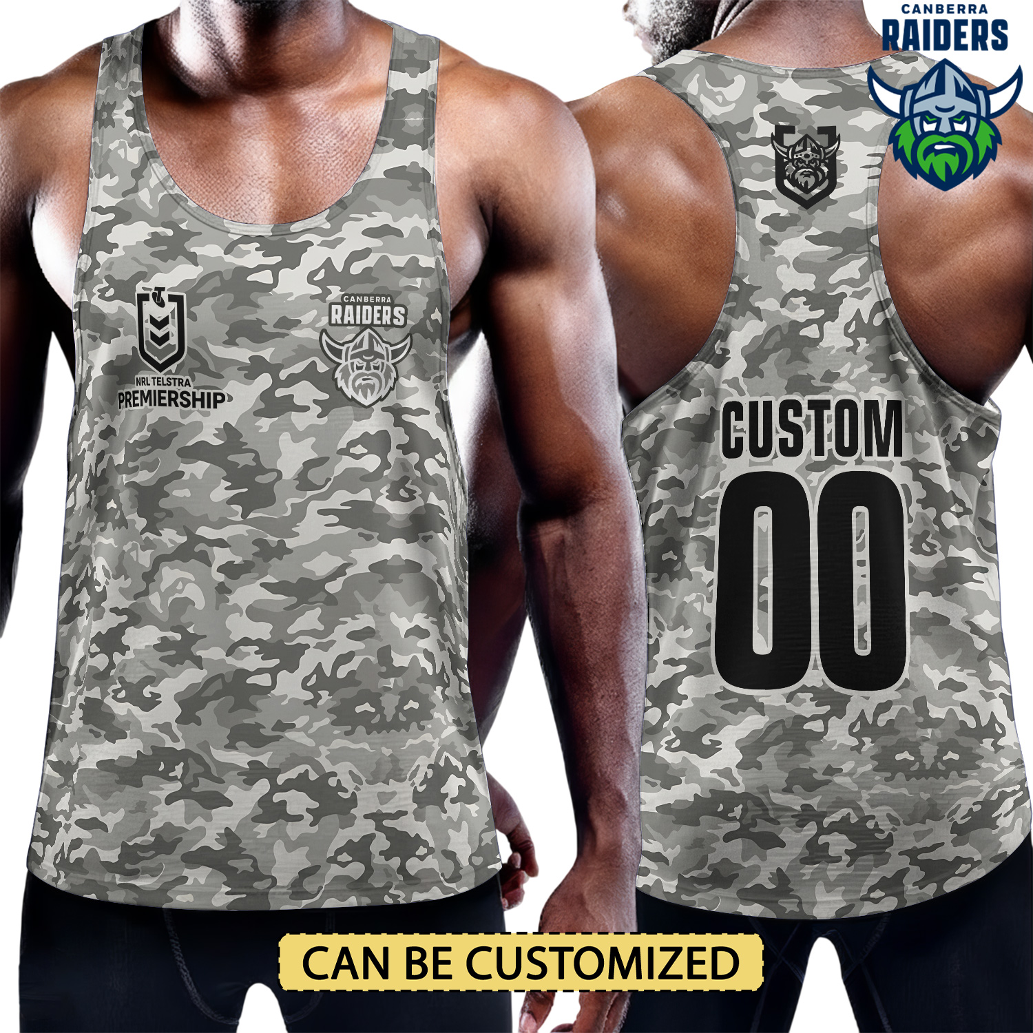 Auspiritmerch Canberra Raiders Personalized Unisex Tank Top Gift For Fans