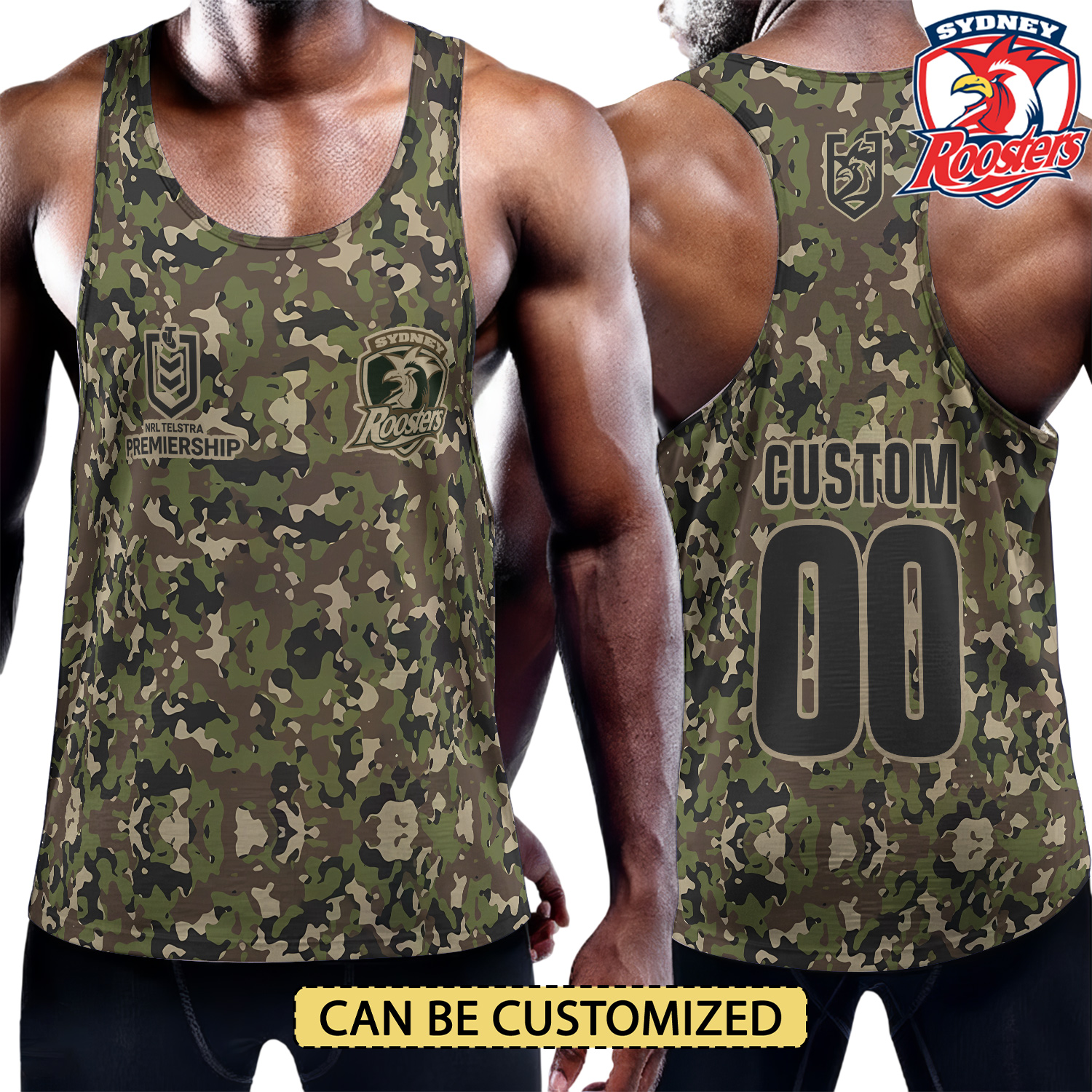 Auspiritmerch Sydney Roosters Personalized Unisex Tank Top Gift For Fans