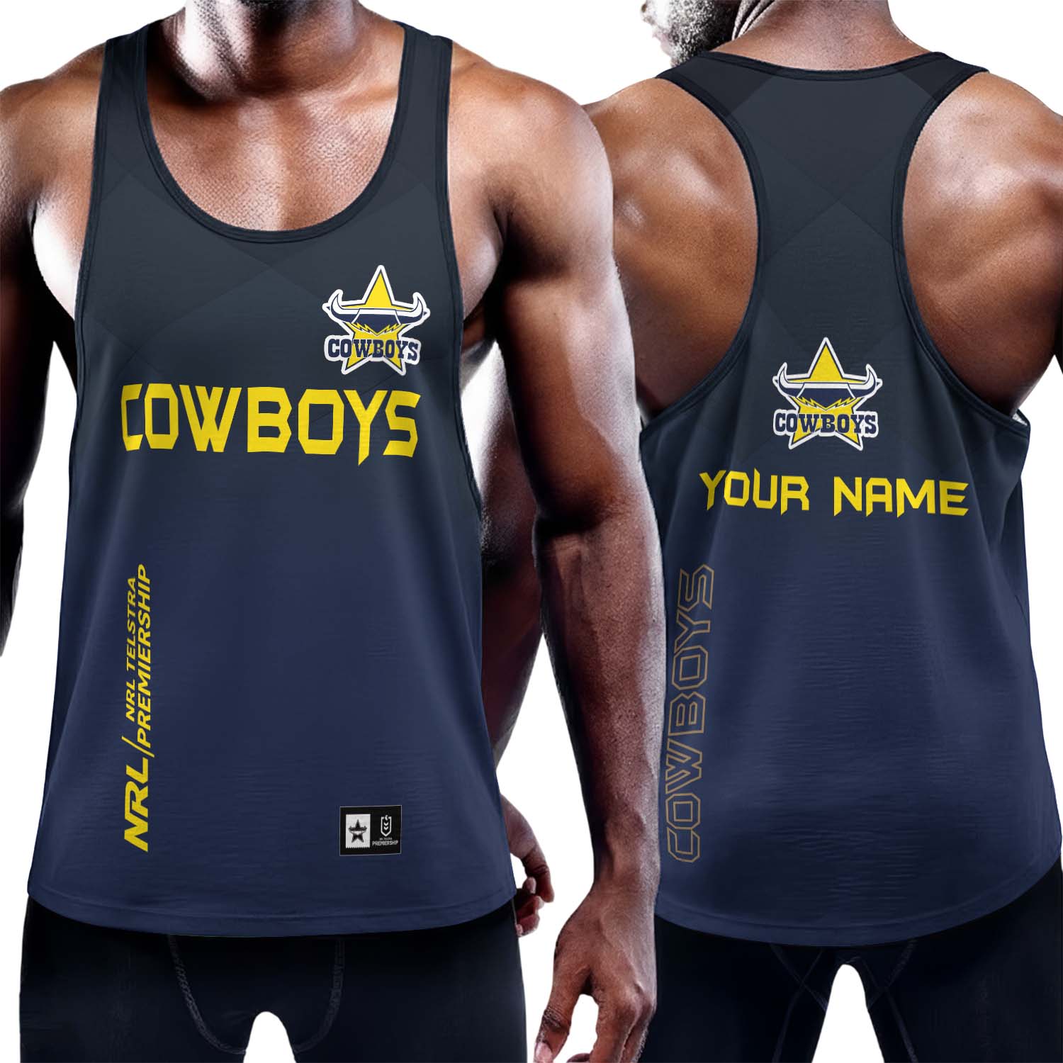 Auspiritmerch North Queensland Cowboys Personalized Unisex Tank Top Gift For Fans