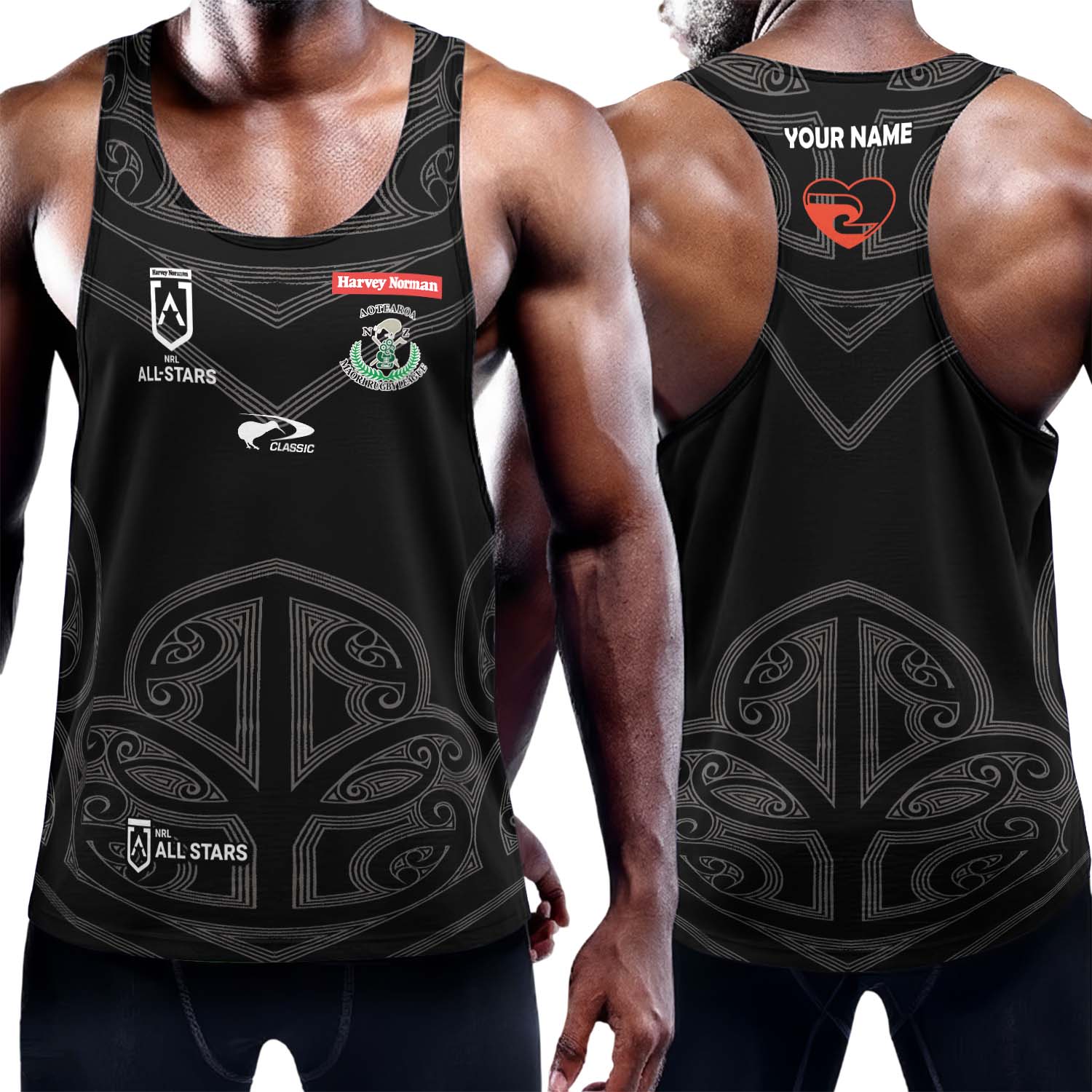 Auspiritmerch Maori All Stars Personalized Unisex Tank Top Gift For Fans