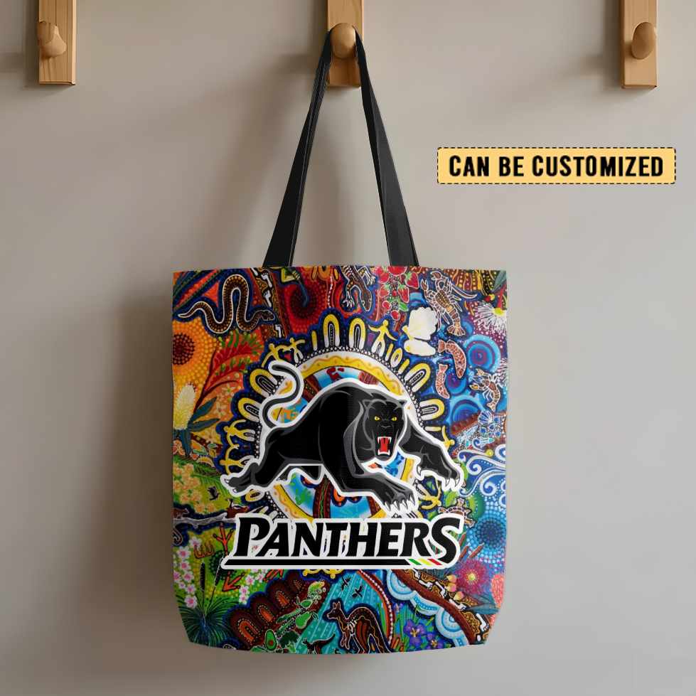 Auspiritmerch Penrith Panthers Personalized Tote Bags Gift For Fans