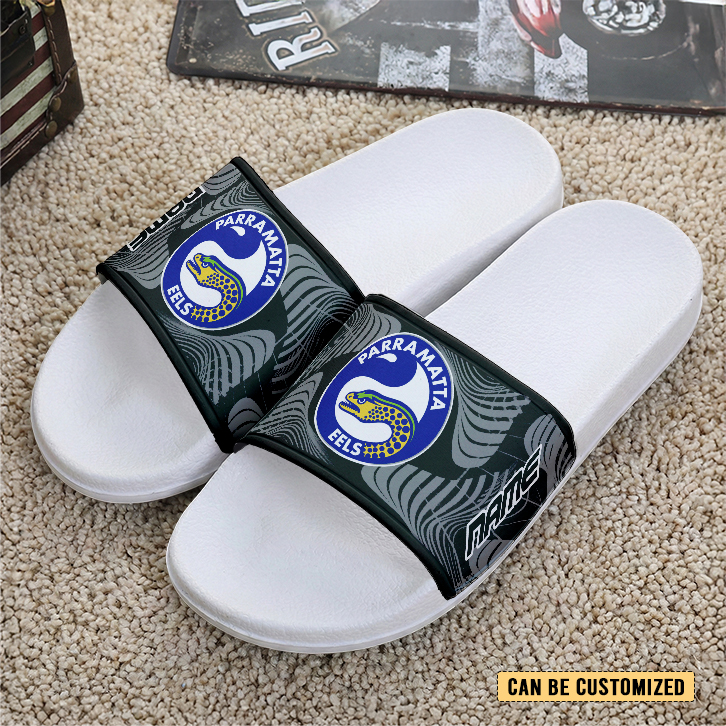 Auspiritmerch Parramatta Eels Personalized Sports Slippers Gift For Fans