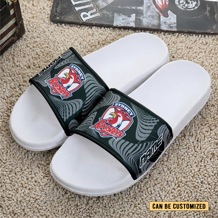 Auspiritmerch Sydney Roosters Personalized Sports Slippers Gift For Fans